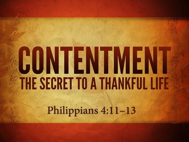 The Importance of Contentment in Life