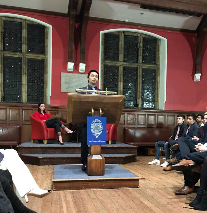 Manny Pacquiao’s Exemplary Speech at Oxford University Inspires Netizens
