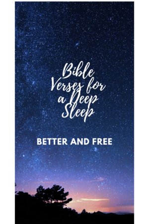 Bible Verse for Effective Sleep