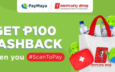 PayMaya Deals of P100 Cash Back at Mercury Drug Store