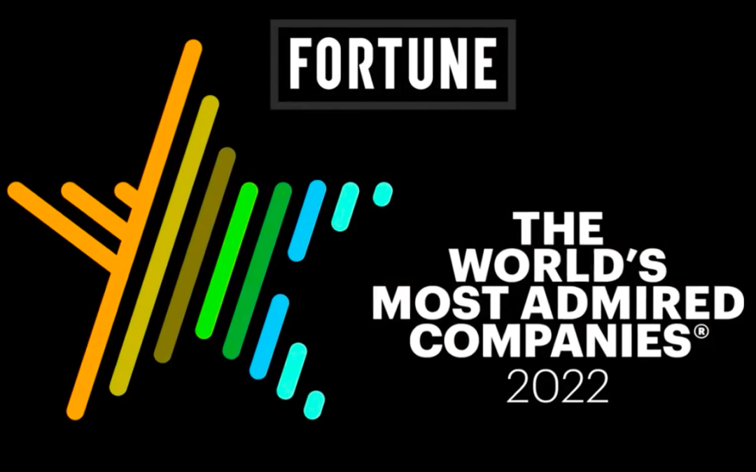 2022 Top 50 Most Admired Companies by Fortune