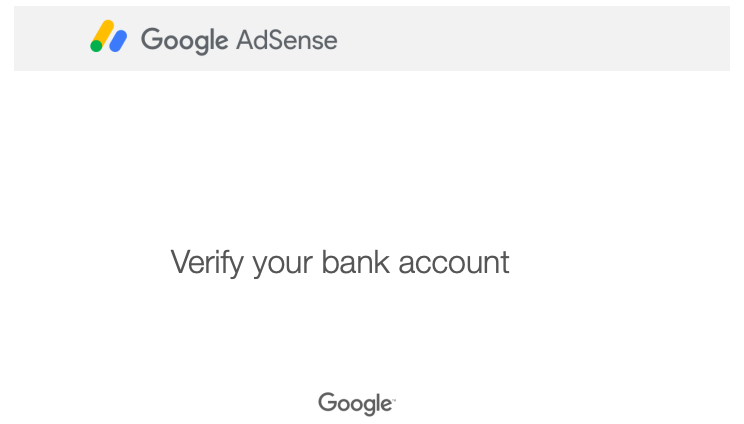How to Verify a Deposit from Google Adsense in Singapore?