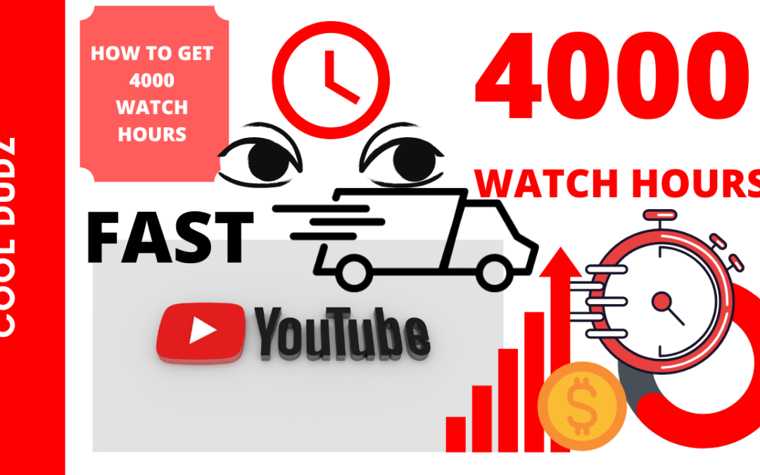 How to reach 4000 watch hours on Youtube in Fast Way?